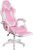 BlitzWolf BW-GC1Gaming-stoel – Ergonomische Gamerstoel-Rugleuning Kantelbaar 150°- in Hoogte Verstelbaar, 360 ° Draaibaar, Verstelbaar lendenkussen- roze wit