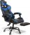 Douxlife GC-RC02 gamestoel – ergonomisch bureaustoel met voetsteun – met hoofdsteun en lendenkussen – 150° kantelhoek -in hoogte verstelbaar – tot 150 kg draagvermogen- zwart-blauw