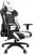 Gaming Stoel professioneel – Bureaustoel Verstelbaar – Gamestoel met Nekkussen – Gaming Chair met Rugkussen – Zwart en Wit