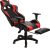 Geepro Gaming-stoel – Ergonomische Gamerstoel-Rugleuning Kantelbaar 150°-in Hoogte Verstelbaar, 360 ° Draaibaar, Verstelbaar lendenkussen- Zwart Rood
