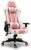 GTRacer Pro – Pink Edition – E-Sports – Game stoel – Ergonomisch – Bureaustoel – Verstelbaar – Racing – Gaming Chair – Wit / Roze