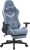IN.HOMEXL  Exeter Gaming Stoel – Bureaustoel – Bureaustoelen voor Volwassenen – Ergonomische Bureaustoel met massage lendensteun – Volledig Verstelbaar- Bureaustoelen voor een gewicht van 100 tot 150 kg – Licht Blauw / Grijs