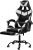 UPSTOP Professionele Gaming Stoel – Bureaustoel – Voetensteun & Neksteun – Ergonomisch ontwerp – Venom White