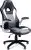 WoonWerkInterieur – Bureaustoel – Gamestoel – Racestoel – Gamingchair – Zwart/Grijs – Modern – Synthetisch leer – Verstelbare Armleuningen